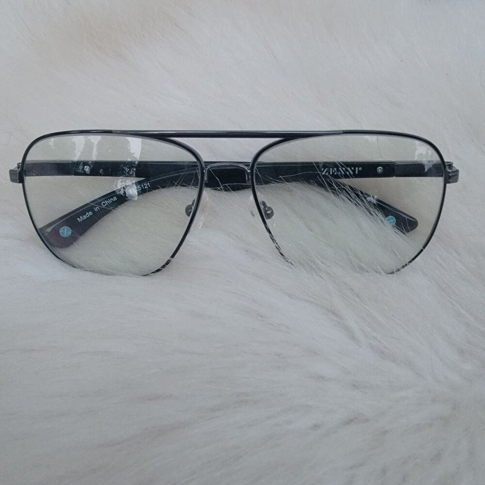zenni aviator eyeglasses frames black  1125121